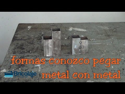 Cómo pegar metal con metal sin soldar